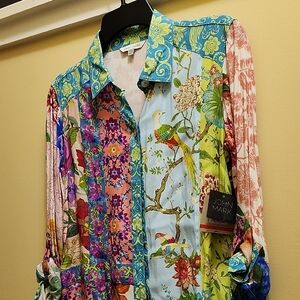 John Mark Vibrant Floral Men's Shirt